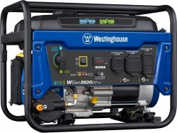 Westinghouse WGen3600DFcv 4650 Peak Watt Dual Fuel Portable Generator with CO Sensor