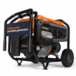 Generac 7680 GP6500 8125 Watt Portable Gas Generator with COsense