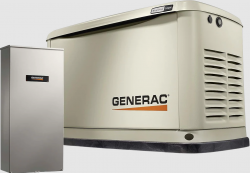 Generac Guardian 24kW Standby Generator WiFi with 200A SE Transfer Switch 72101