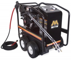 Mi T M HSP 3500 PSI 3.3 GPM Gas Powered Hot Water Pressure Washer with 4 Spray Tips