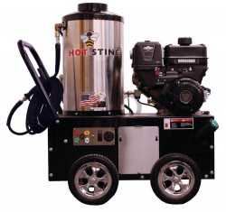 Hot Sting 3500 PSI 4.0 GPM Gas Powered Hot Water Pressure Washer with 5 Spray Nozzles