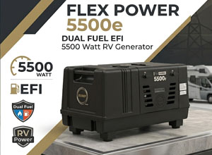 RVMP Flex Power 5500e Dual Fuel EFI 5500 Watt RV Generator