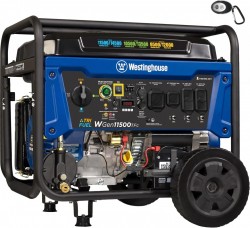Westinghouse WGen11500TFc 14500 Watt Tri Fuel Remote Electric Start Portable Generator with CO Sensor