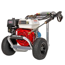 Simpson Aluminum Series 3400 PSI 2.5 GPM Gas Powered Cold Water Pressure Washer with 5 Spray Tips