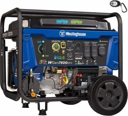 Westinghouse WGen7500DFc 9500 Watt Dual Fuel Portable Generator with CO Sensor